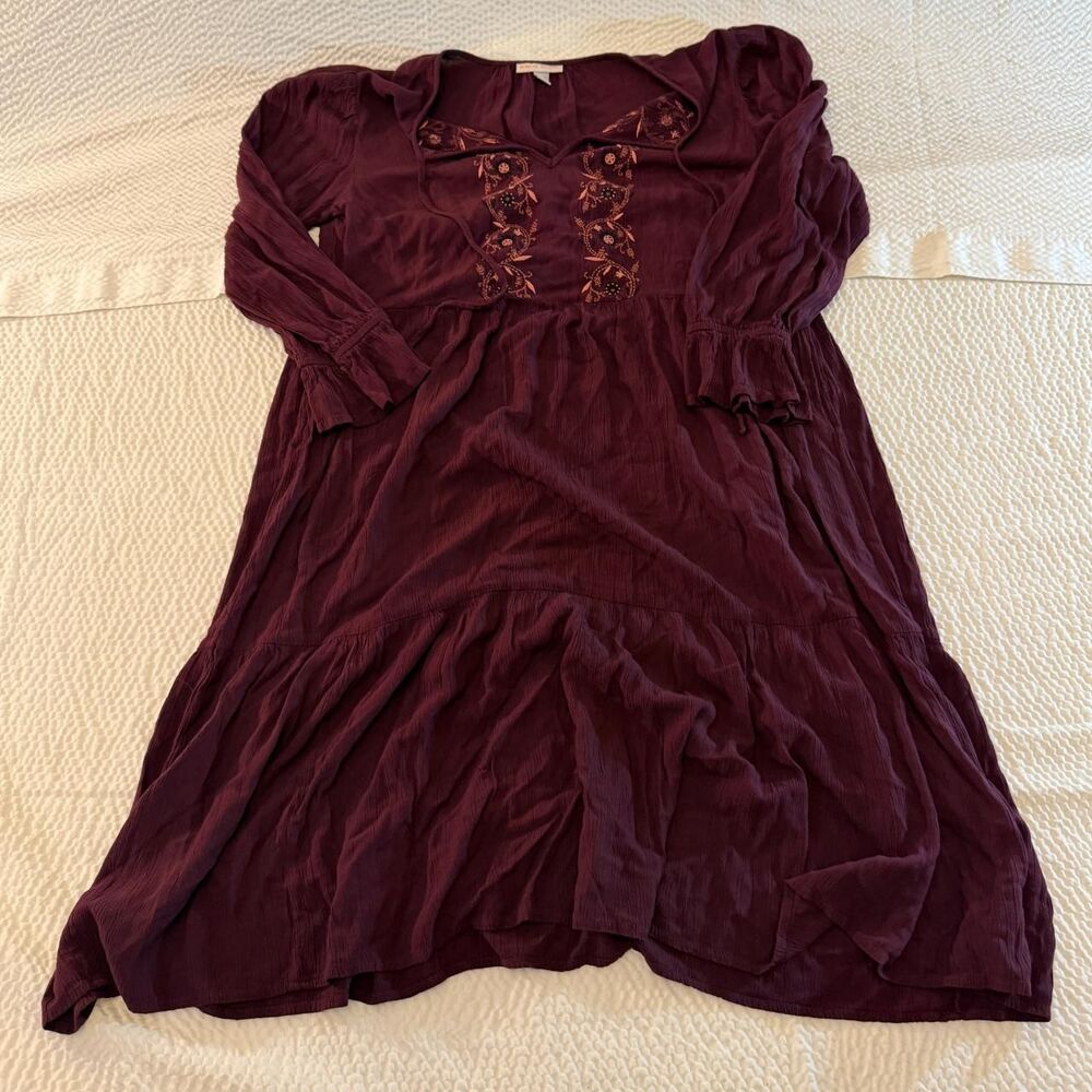 Rose Women's Burgundy Dress